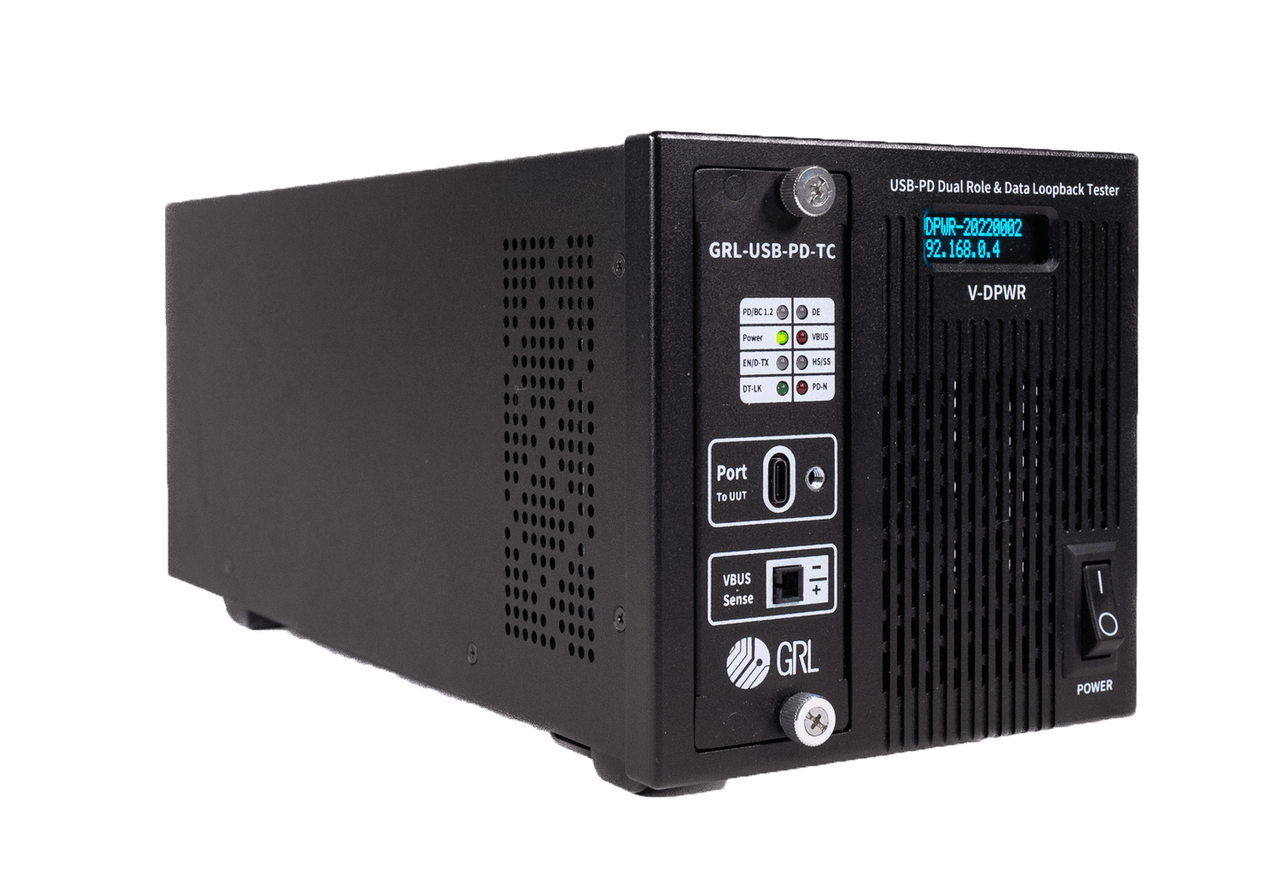 USB Power Delivery Dual Role Power & Data Loop Back Tester (GRL-V-DPWR)